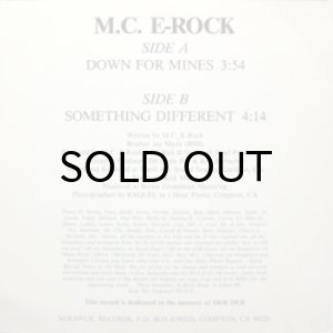 画像2: M.C. E-ROCK / DOWN FOR MINES (2)
