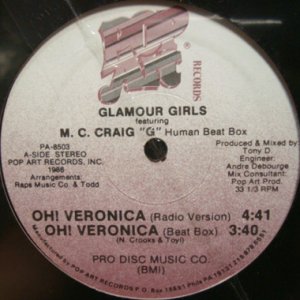 画像1: GLAMOUR GIRLS feat. MC CRAIG G / OH! VERONICA (1)
