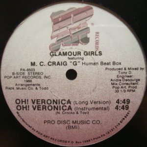 画像2: GLAMOUR GIRLS feat. MC CRAIG G / OH! VERONICA (2)