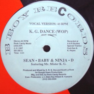 画像1: SEAN BABY & NINJA D / K.G. DANCE (WOP) (1)