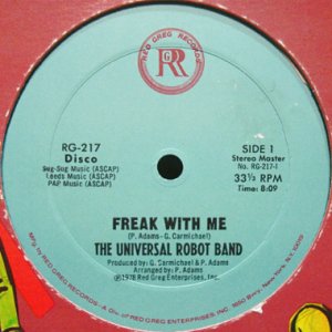 画像1: THE UNIVERSAL ROBOT BAND / FREAK WITH ME (12) (1)