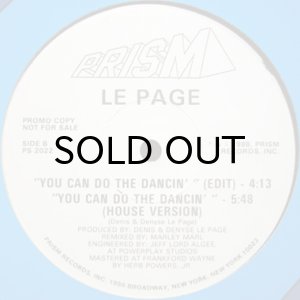画像2: LE PAGE / YOU CAN DO THE DANCIN' (2)