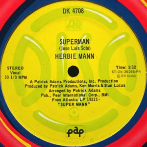 画像1: HERBIE MANN / SUPERMAN (12) (1)