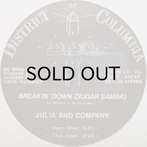 画像1: JULIA AND COMPANY / BREAKIN' DOWN (SUGAR SAMBA) (1)
