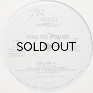 画像2: WILL TO POWER / DREAMIN' (THRUST) (2)