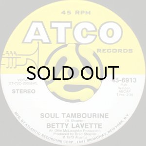 画像1: BETTY LAVETTE / SOUL TAMBOURINE (45's) (1)