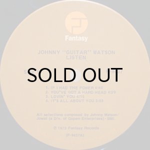 画像3: JOHNNY "GUITAR" WATSON / LISTEN (3)