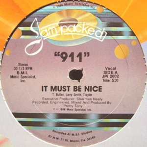 画像1: 911 / IT MUST BE NICE (1)