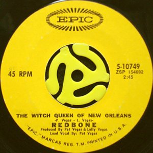 画像1: REDBONE / THE WITCH QUEEN OF NEW ORLEANS (45's) (1)