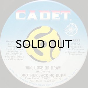 画像2: BROTHER JACK McDUFF / BLACK IS! b/w WIN, LOSE OR DRAW (45's) (2)