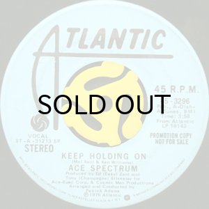 画像2: ACE SPECTRUM / KEEP HOLDING ON (45's) (2)