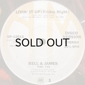 画像2: BELL & JAMES / LIVIN' IT UP (FRIDAY NIGHT) (2)
