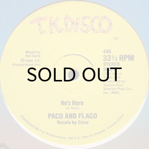 画像1: PACO AND FLACO / HE'S HERE (1)