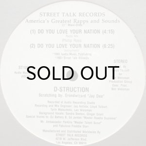 画像2: D-STRUCTION / DO YOU LOVE YOUR NATION (2)