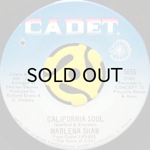 画像1: MARLENA SHAW / CALIFORNIA SOUL (45's) (1)