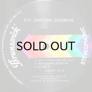 画像3: REVERAND C. COLEMAN / ROCK GOSPEL TIME - THE ROCK MINISTRY (3)