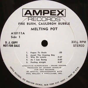 画像3: MELTING POT / FIRE BURN, CAULDRON BUBBLE (3)