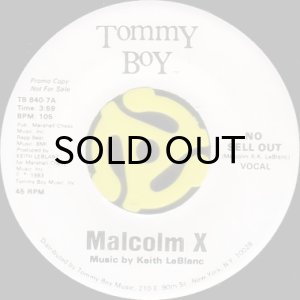 画像1: MALCOLM X / NO SELL OUT (45's) (1)