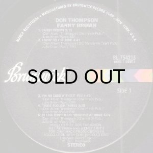 画像3: DON THOMPSON / FANNY BROWN (3)