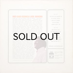 画像2: JOE SIMON / NO SAD SONGS (2)