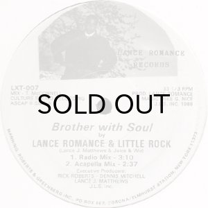 画像1: LANCE ROMANCE & LITTLE ROCK / BROTHER WITH SOUL (1)