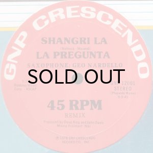 画像2: LA PREGUNTA / SHANGRI LA (w/ SAX REMIX) (2)