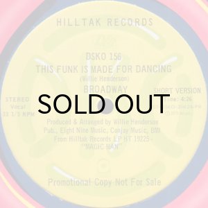 画像2: BROADWAY / THIS FUNK IS MADE FOR DANCING (12) (2)