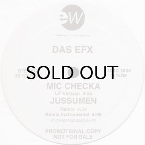 画像3: DAS EFX / MIC CHECKA b/w JUSSUMEN REMIX (3)