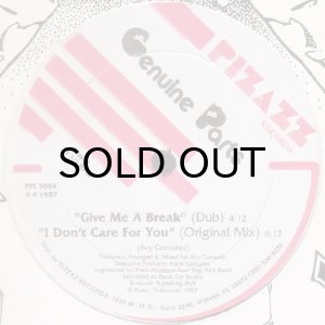 画像3: GENUINE PARTS / I DON'T CARE FOR YOU (3)