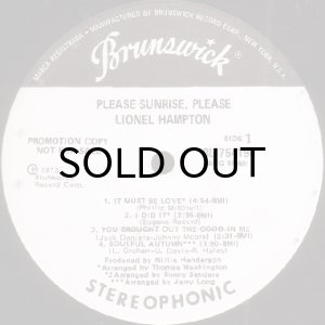 画像3: LIONEL HAMPTON / PLEASE SUNRISE (3)