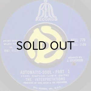 画像1: THE INTERPRETATIONS / AUTOMATIC SOUL (45's) (1)