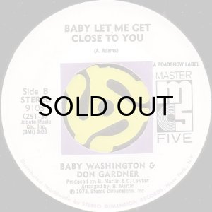 画像2: BABY WASHINGTON & DON GARDNER / FOREVER (45's) (2)