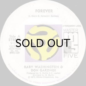 画像1: BABY WASHINGTON & DON GARDNER / FOREVER (45's) (1)