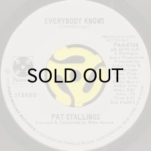 画像1: PAT STALLINGS / EVERYBODY KNOWS (45's) (1)