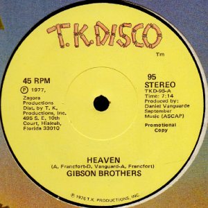 画像1: GIBSON BROTHERS / HEAVEN (1)