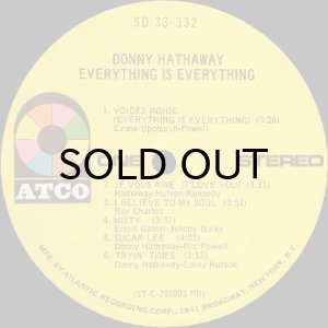 画像3: DONNY HATHAWAY / EVERYTHING IS EVERYTHING (3)