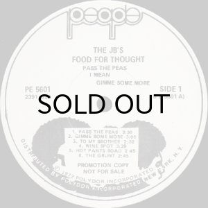 画像3: THE J.B.'S / FOOD FOR THOUGHT (PROMO) (3)