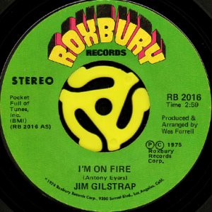 画像1: JIM GILSTRAP / I'M ON FIRE (45's) (1)
