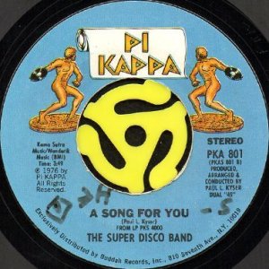 画像2: THE SUPER DISCO BAND / HOT GREASE b/w A SONG FOR YOU (45's) (2)