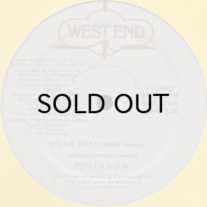 画像2: PHILLY U.S.A. / SPEAK WELL (12) (2)