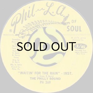 画像1: THE PHILLY SOUND / WAITIN' FOR THE RAIN b/w DON'T DEPEND ON ME (45's) (1)