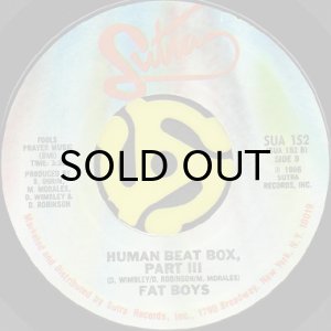 画像2: FAT BOYS / SEX MACHINE b/w HUMAN BEAT BOX PART III (45's) (2)