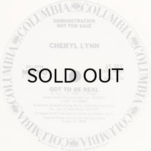 画像1: CHERYL LYNN / GOT TO BE REAL (PROMO) (1)