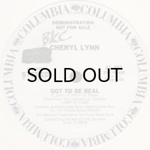 画像2: CHERYL LYNN / GOT TO BE REAL (PROMO) (2)