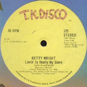 画像1: BETTY WRIGHT / LOVIN' IS REALLY MY GAME (12) (1)