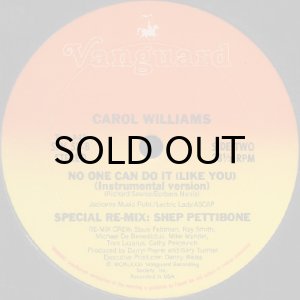 画像2: CAROL WILLIAMS / NO ONE CAN DO IT (LIKE YOU) (2)