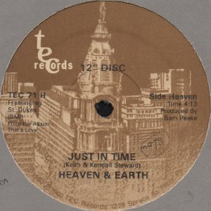 画像2: HEAVEN & EARTH / KICK IT OUT b/w JUST IN TIME (12) (2)