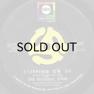 画像2: THE NATURAL FOUR / MESSAGE FROM A BLACK MAN b/w STEPPING ON UP (45's) (2)