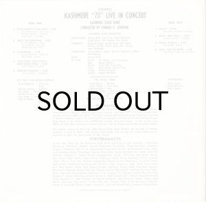 画像2: KASHMERE STAGE BAND / KASHMERE "73" LIVE IN CONCERT (SEALED) (2)