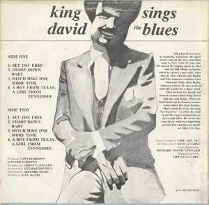 画像2: KING DAVID / SINGS THE BLUES (2)